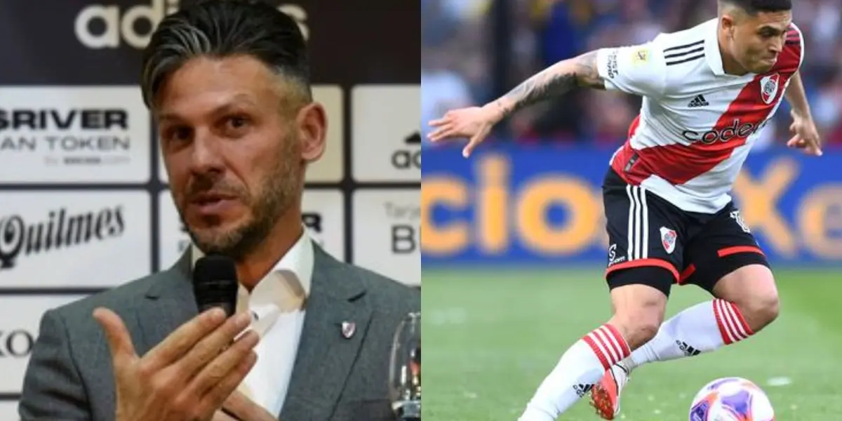 Juan Fernando Quintero tiene su futuro en duda en River Plate y su entrenador habló sobre él.
