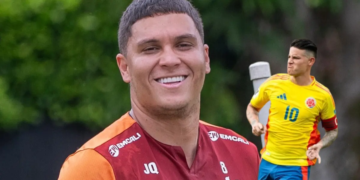 Juan Fernando Quintero y una inédita reflexión sobre el otro 10 de la Selección Colombia Foto: James Rodríguez y América de Cali