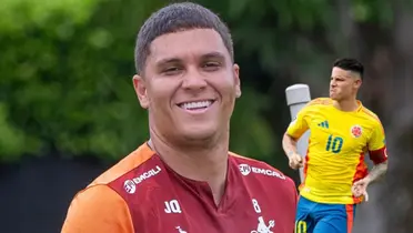 Juan Fernando Quintero y una inédita reflexión sobre el otro 10 de la Selección Colombia Foto: James Rodríguez y América de Cali