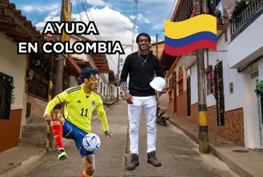Juan Guillermo Cuadrado ayuda en Colombia con un importante proyecto.