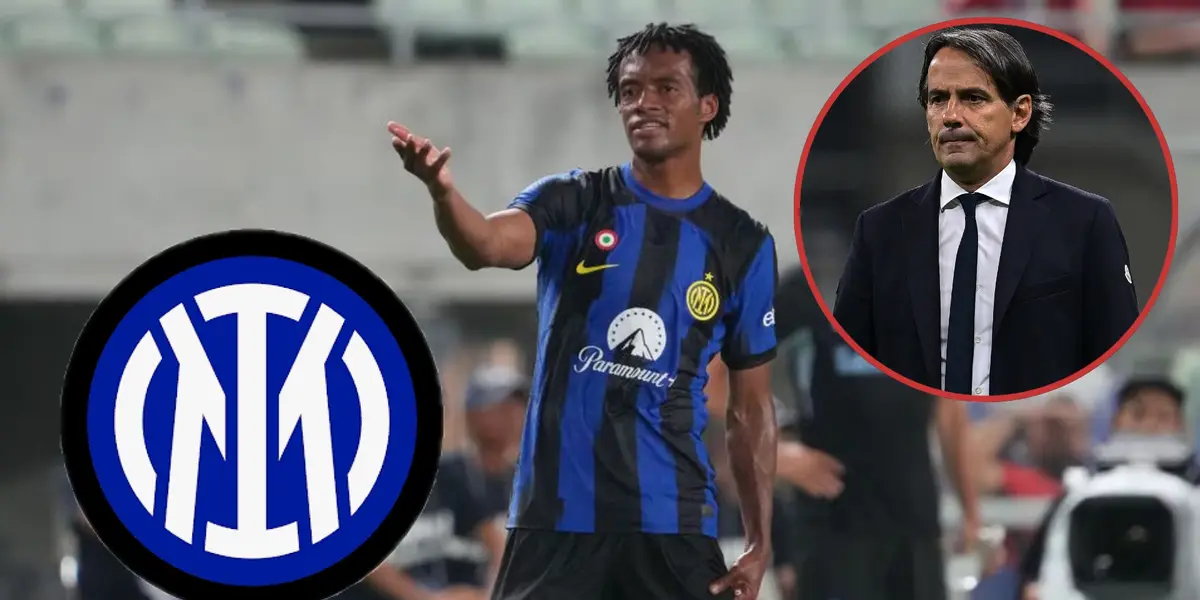 Juan Guillermo Cuadrado con la camiseta de Inter de Milán
