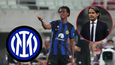 Juan Guillermo Cuadrado con la camiseta de Inter de Milán