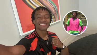 Juan Guillermo Cuadrado define su futuro mientras entrena con Nacional Foto: Redes de Juan Guillermo Cuadrado y Noticias del verde en X
