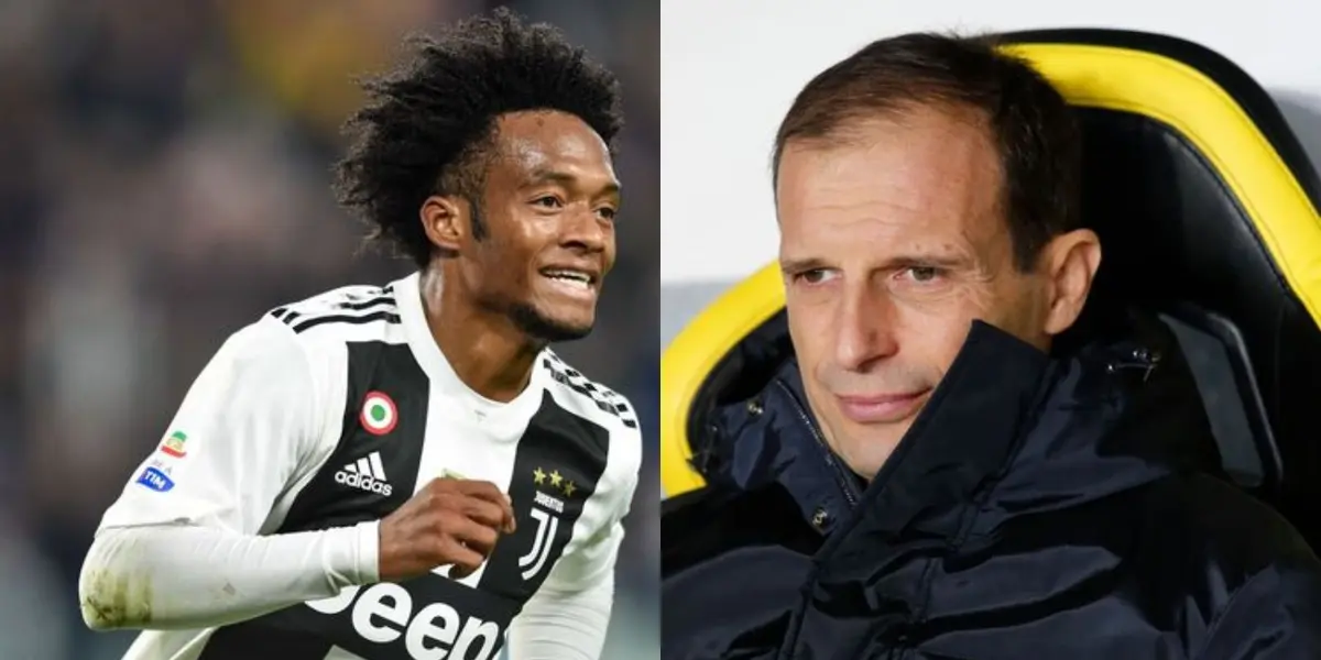Juan Guillermo Cuadrado con el destino en duda en la Juventus y recibió una buena noticia que compartió con todos sus seguidores.
