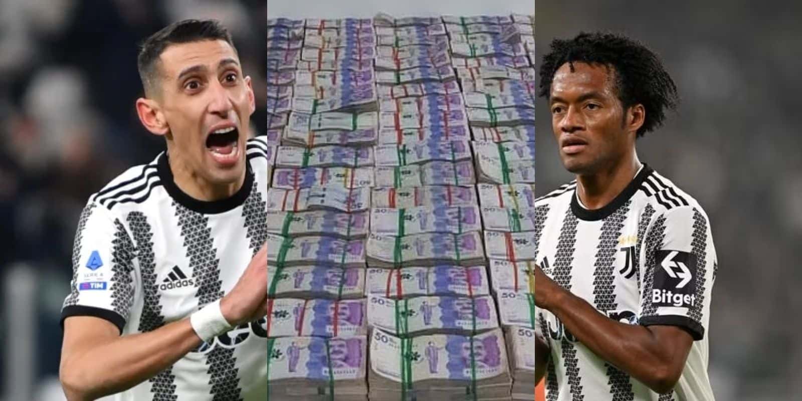 Juan Guillermo Cuadrado es de los mejores pagados en la Juventus de Italia y llama la atención lo que le pagan a su compañero Ángel Di María.