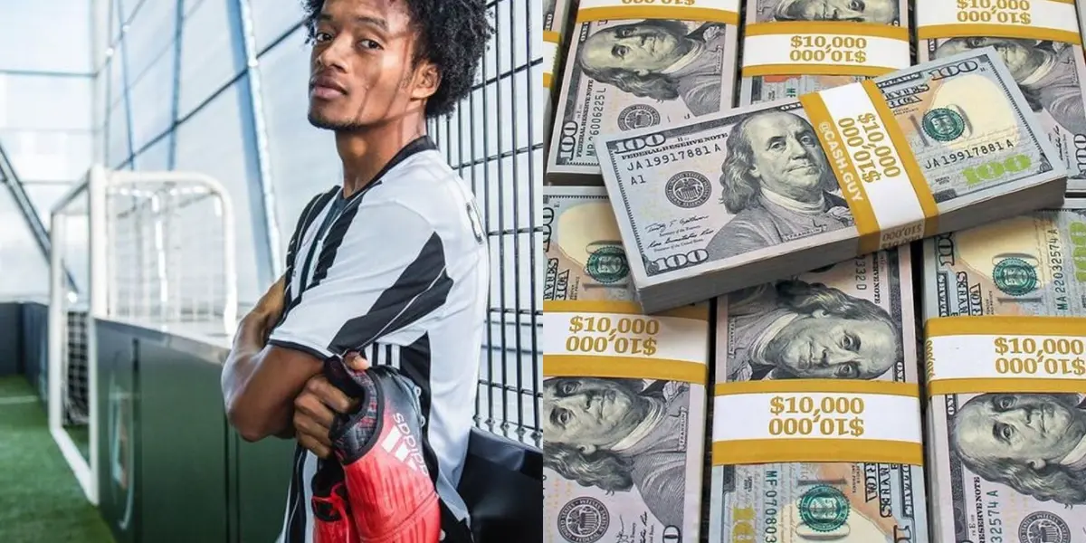 Juan Guillermo Cuadrado ha caído en precios de mercado y ahora su valor se actualizó en la Juventus.