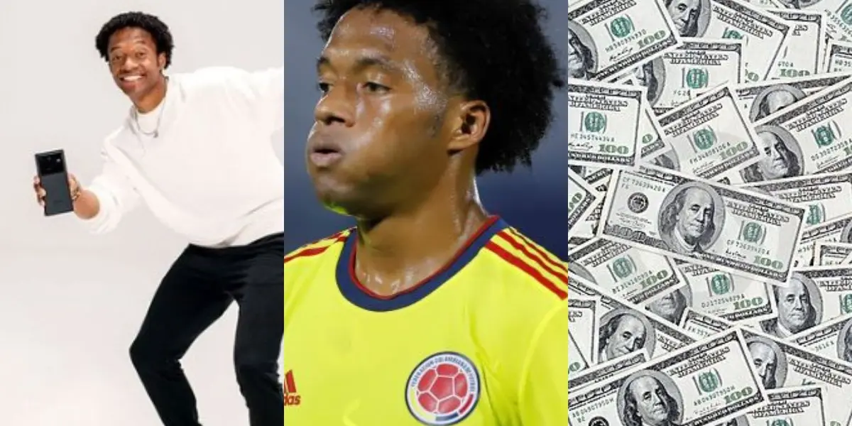 Juan Guillermo Cuadrado no jugará el Mundial de Qatar, pero sí de manera indirecta con un millonario negocio.