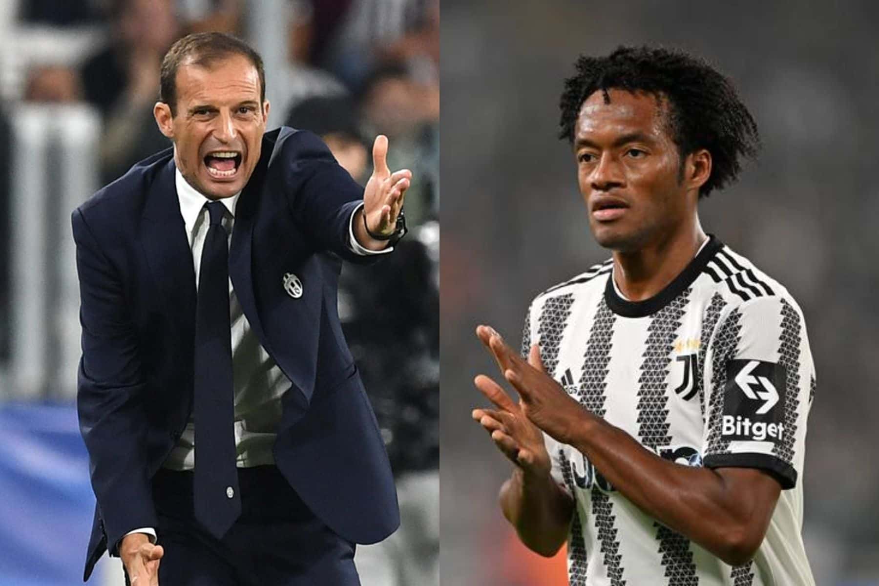 Juan Guillermo Cuadrado la pasa mal en la Juventus y la relación podría estar fracturada con su entrenador.