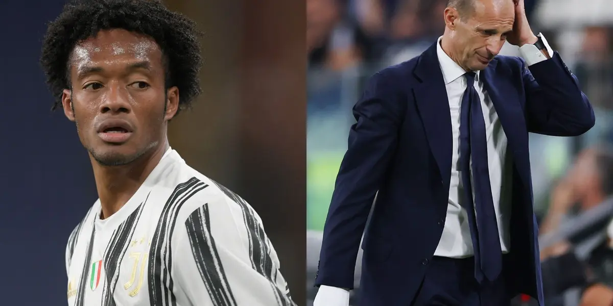 Juan Guillermo Cuadrado no le daría buenas noticias a su entrenador Massimiliano Allegri en la Juventus.