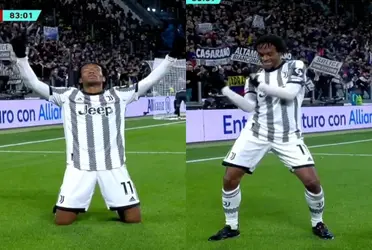 Juan Guillermo Cuadrado marcó un golazo con la Juventus contra el Inter de Milán