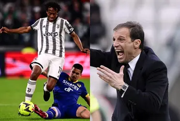 Juan Guillermo Cuadrado con opciones de seguir en la Juventus de Italia.