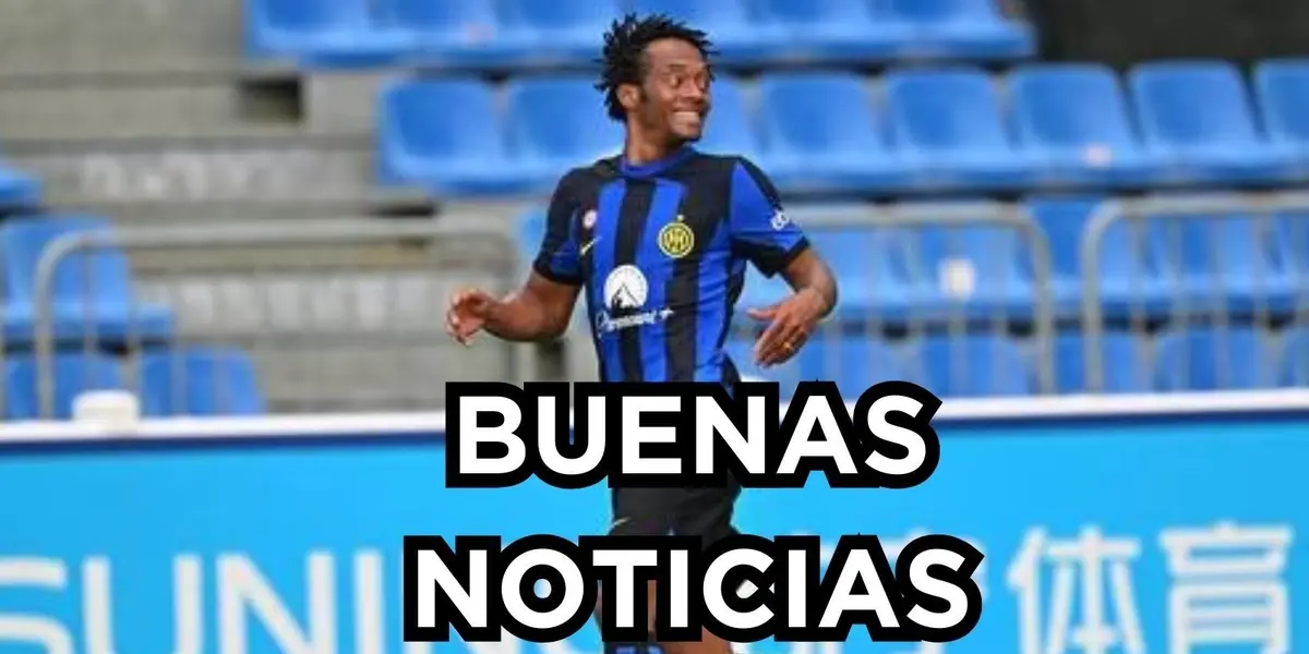 Juan Guillermo Cuadrado recibe buenas noticias de su nueva casa que es el Inter de Milán.