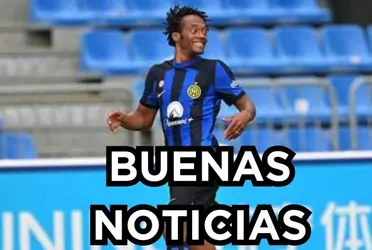 Juan Guillermo Cuadrado recibe buenas noticias de su nueva casa que es el Inter de Milán.