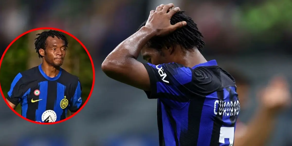 Juan Guillermo Cuadrado recibió una mala noticia en el Inter de Milán