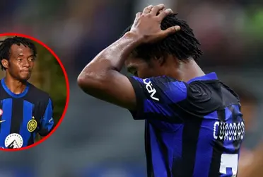 Juan Guillermo Cuadrado recibió una mala noticia en el Inter de Milán  
