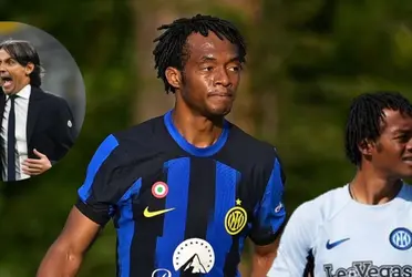 Juan Guillermo Cuadrado recibió una mala noticia por parte del DT del Inter de Milán 