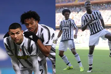 Juan Guillermo Cuadrado se hizo viral en un junte que tuvo Italia con Paul Pogba.