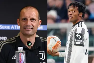 Juan Guillermo Cuadrado se podría marchar de la Juventus y su entrenador Massimiliano Allegi ha dejado ver parte del plan que tiene con el colombiano.