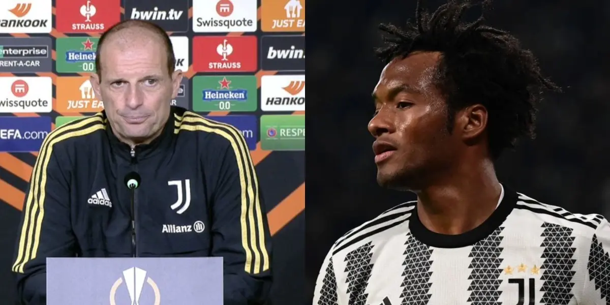 Juan Guillermo Cuadrado sigue con un complejo año 2023 en la Juventus.