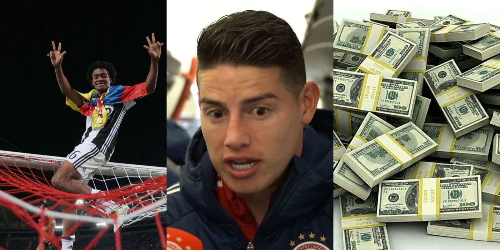 Juan Guillermo Cuadrado supera a James Rodríguez a nivel de sueldo en la actualidad.