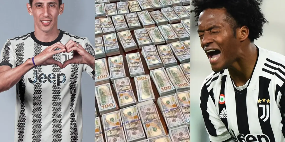 Juan Guillermo Cuadrado tendría su futuro en duda en la Juventus y todo pasa por el tema salarial, pese a que gana menos que jugadores como Ángel Di María.