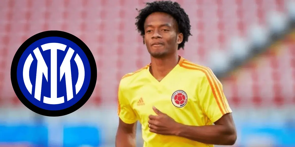 Juan Guillermo Cuadrado tiene las alarmas encendidas en el Inter de Milán, por una posible lesión muscular.
