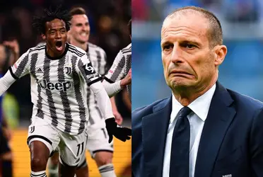 Juan Guillermo Cuadrado tiene su futuro en dudas en la Juventus de Italia.
