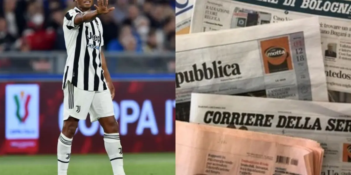 Juan Guillermo Cuadrado no tuvo valoraciones latas en su último partido con la Juventus.