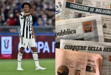 Juan Guillermo Cuadrado no tuvo valoraciones latas en su último partido con la Juventus.