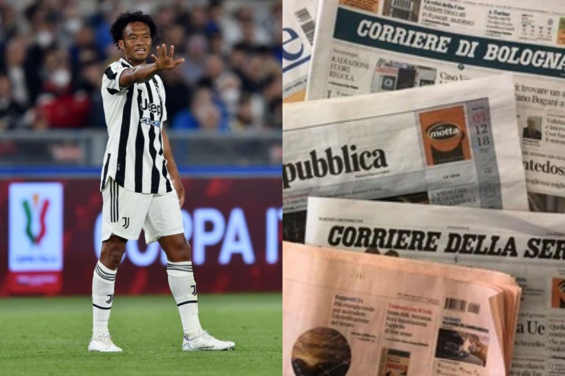 Juan Guillermo Cuadrado no tuvo valoraciones latas en su último partido con la Juventus.
