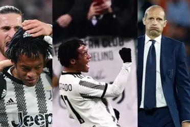Juan Guillermo Cuadrado con un golazo mandó a callar a su entrenador Massimiliano Allegri.