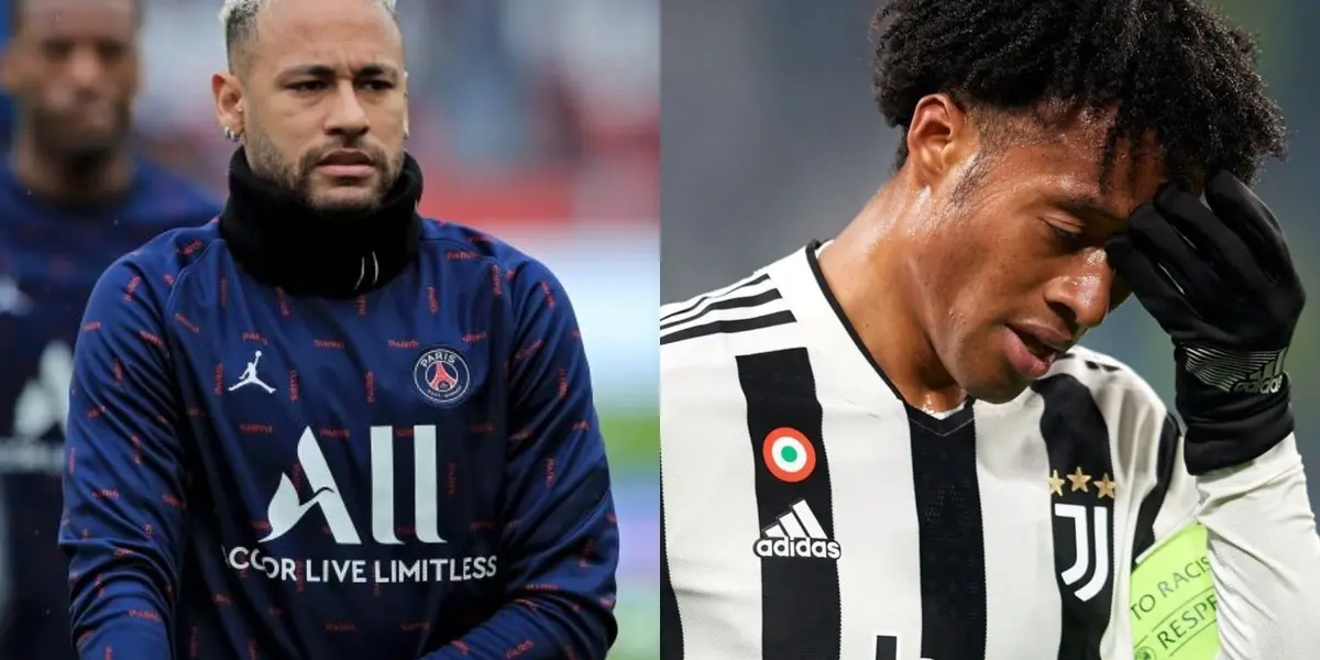 Juan Guillermo Cuadrado vivió una situación similar a la de Neymar con la Juventus de Italia
