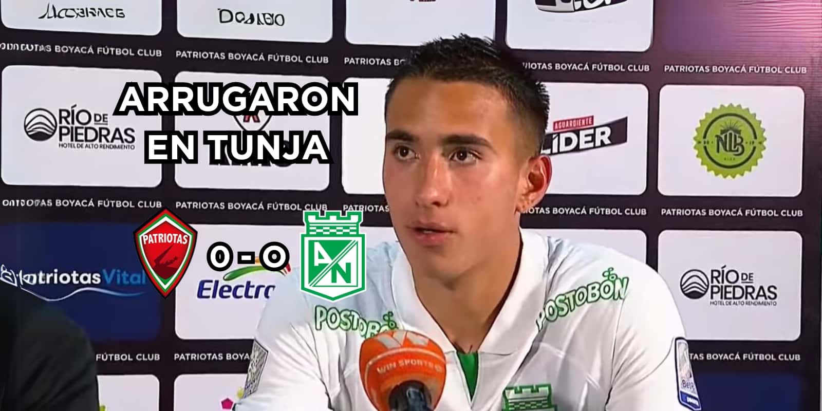 Juan José Arias habló en Atlético Nacional. Foto captura de pantalla de Win Sports.