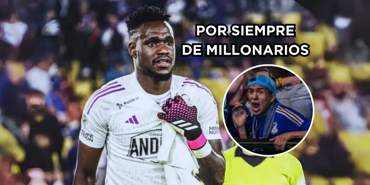 Juan Moreno recibe importantes mensajes por parte de los hinchas de Millonarios FC.