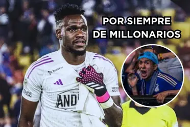 Juan Moreno recibe importantes mensajes por parte de los hinchas de Millonarios FC.