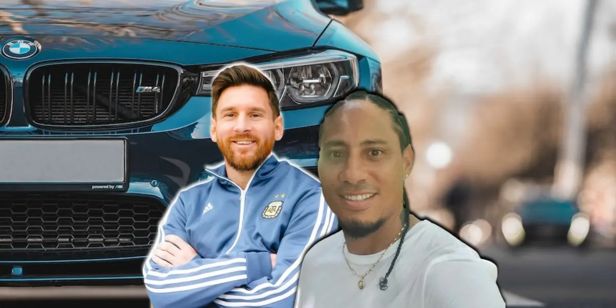 Juan Pablo Pino presumió una lujosa camioneta en Colombia como una de las que tiene Lionel Messi.