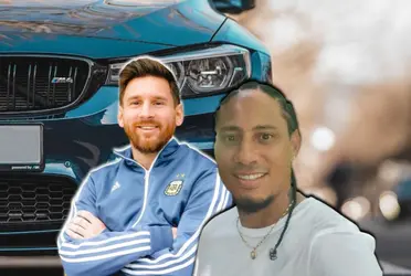 Juan Pablo Pino presumió una lujosa camioneta en Colombia como una de las que tiene Lionel Messi.