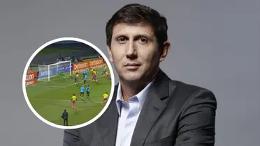 Juan Pablo Varsky Foto: CNN y Captura de Gol Caracol