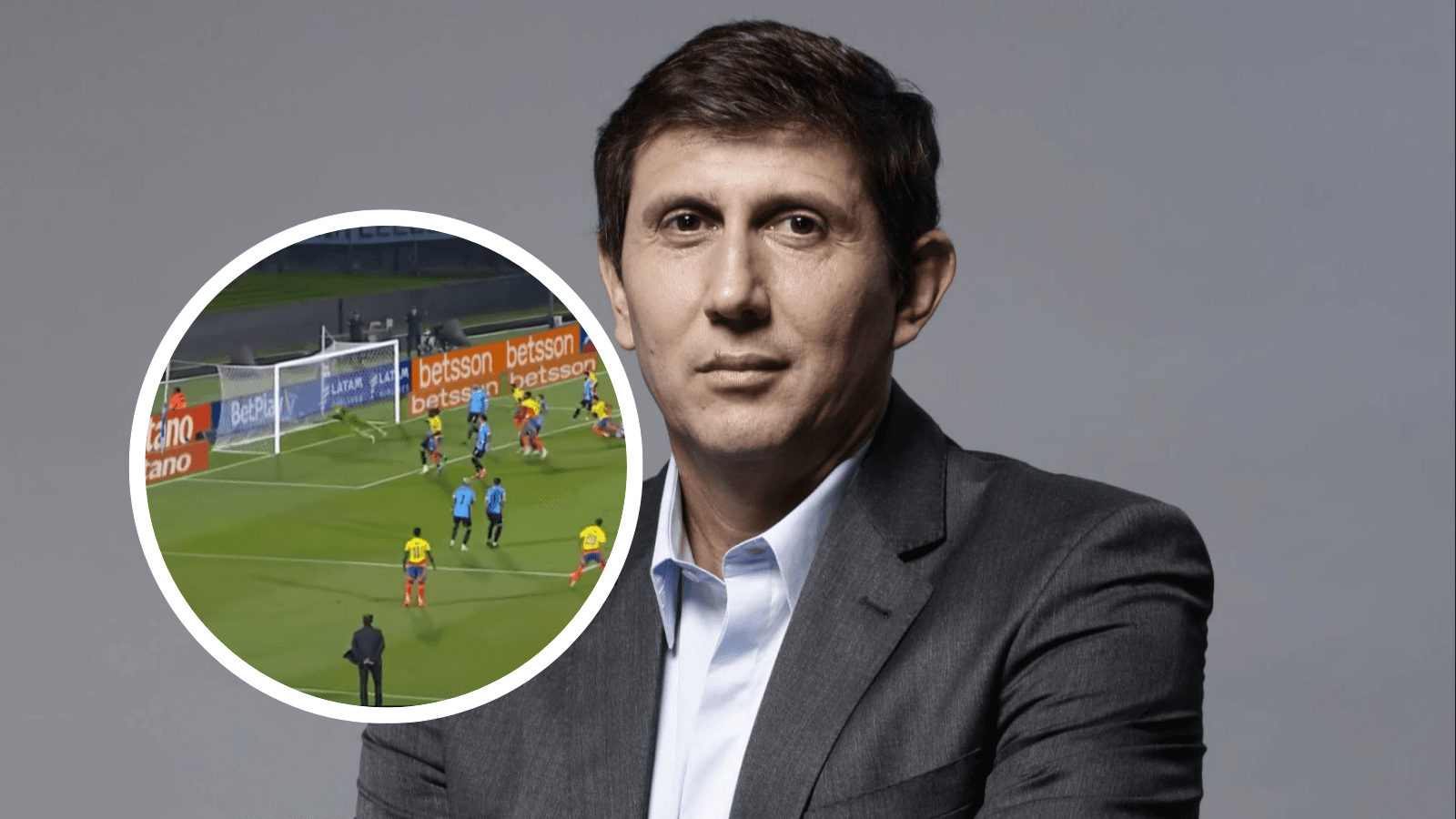 Juan Pablo Varsky Foto: CNN y Captura de Gol Caracol