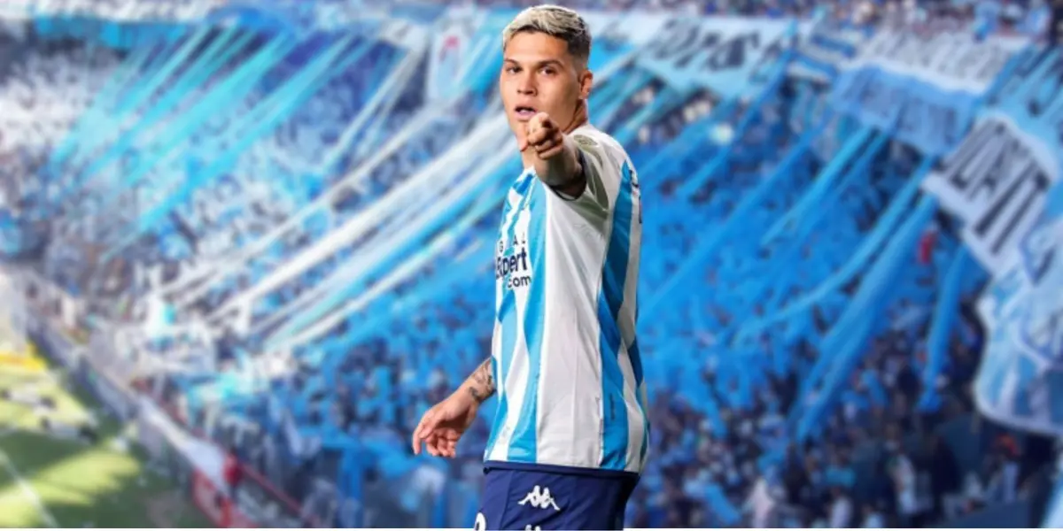 Juanfer Quintero no estará en el próximo partido de Racing ante Central Córdoba