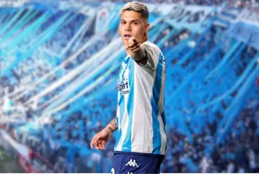 Juanfer Quintero no estará en el próximo partido de Racing ante Central Córdoba