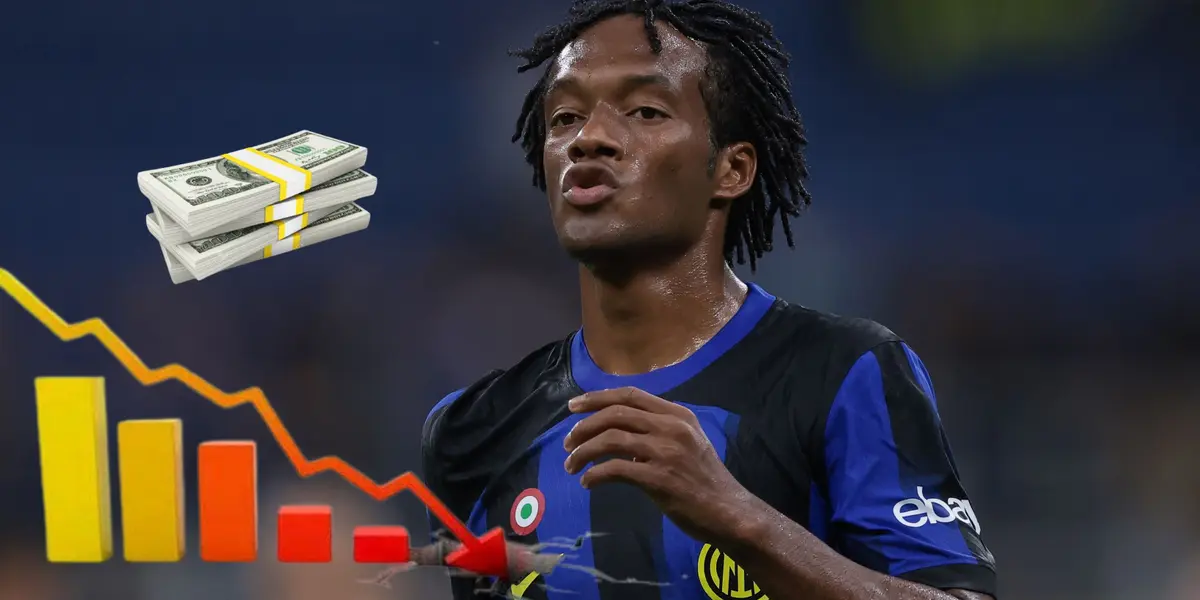 Jugador colombiano y lo que gana en el conjunto ‘Neroazzurro’.