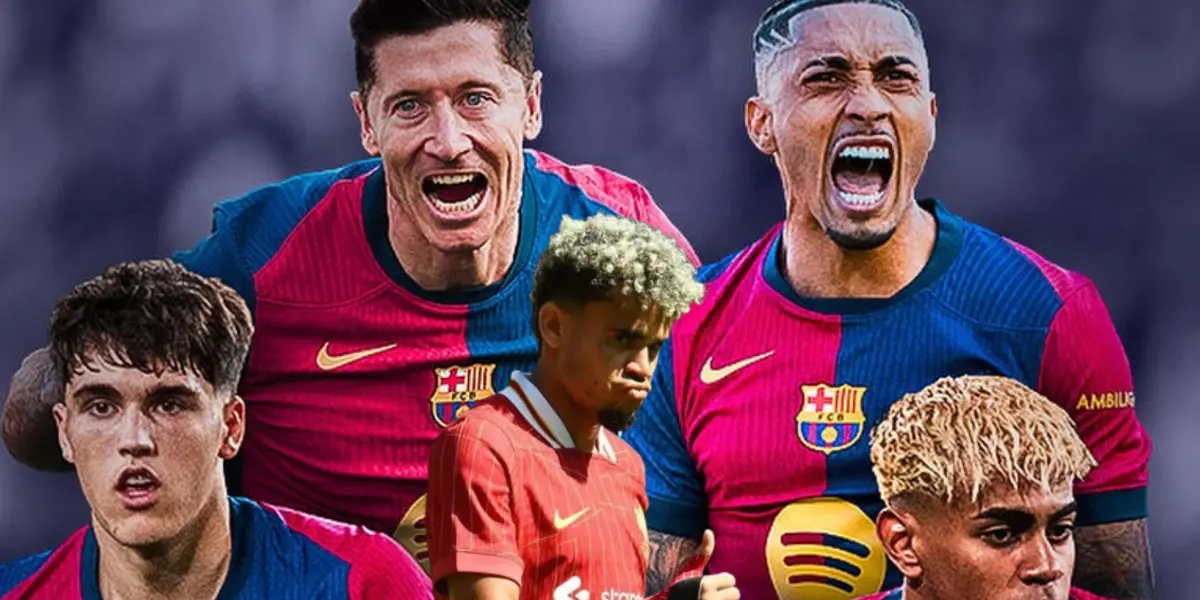 Jugador del Barcelona le lanza advertencia a Luis Díaz por posible llegada al club Foto: FC Barcelona y LFC