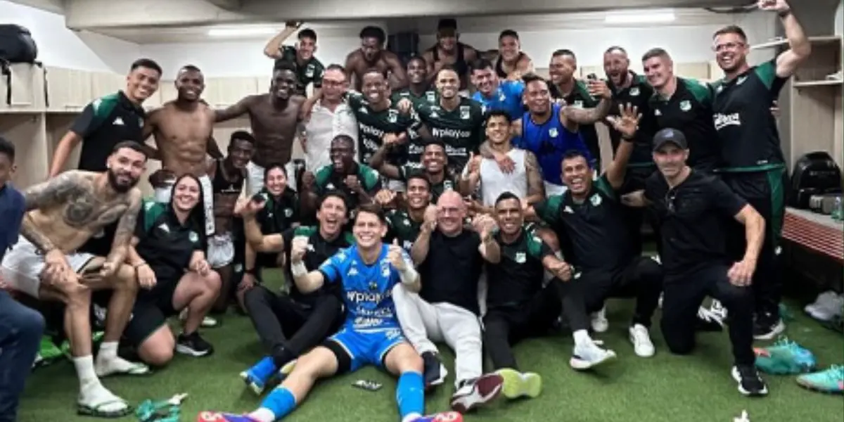 Jugadores de Deportivo Cali. Foto: redes de Deportivo Cali.