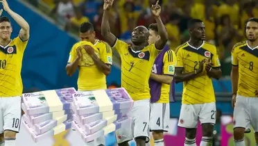 Jugadores de la Selección Colombia en el año 2014. Foto tomada de Antena 2.