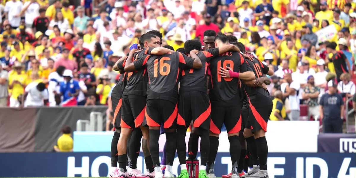 Jugadores de la Selección Colombia. Foto: redes de FCF.