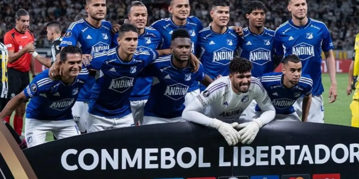 Jugadores de Millonarios. Foto: redes de Millonarios.