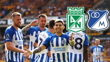 Jugadores del Brigton celebrando un gol