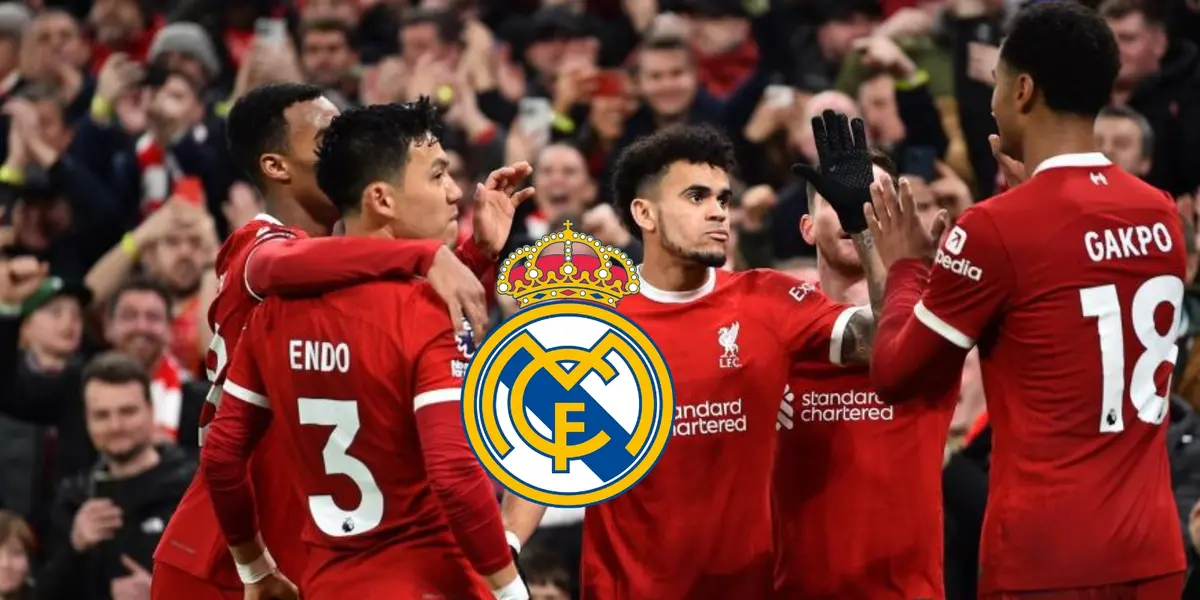 Jugadores del Liverpool celebrando un gol