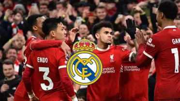Jugadores del Liverpool celebrando un gol